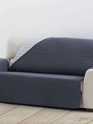 Funda cubre sofá acolchado y reversible BELMARTI colores básicos