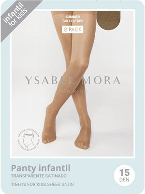 PACK 2 Pantys infantil 15DEN 36408 Ysabel Mora