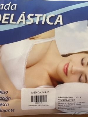 Almohada 100% viscoelástica viaje