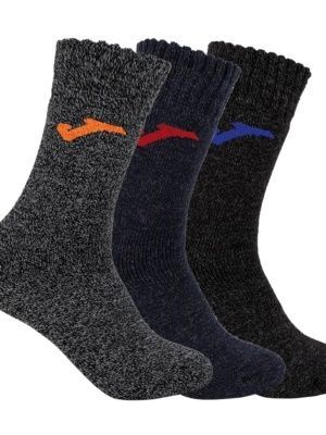 Pack-3 calcetines rizo hombre color negro Ref.9503 Joma