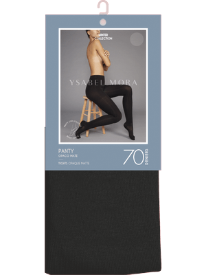 Panty 70 DEN negro sujeción total Ref.16427 Ysabel Mora