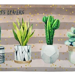 Alfombra de suelo  para cocina Mod. Plants Secaneta
