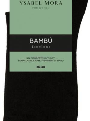 Calcetín mujer BAMBÚ sin puño Ref.12347 Ysabel Mora