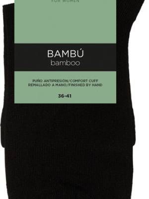 Calcetín mujer BAMBÚ CON puño Ref.12348 Ysabel Mora