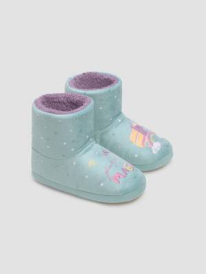 Botas de casa niña verdes Ref.34015 Ysabel Mora