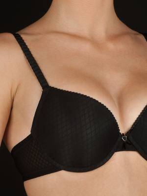 Sujetador con aros y copa de relleno push up elástico SONIA SELENE