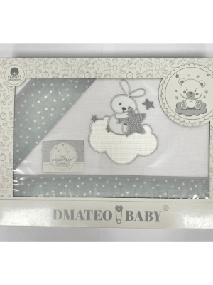 Tríptico tela suave y fresco CUNA Ref.143 Dmateo Baby
