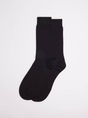 Calcetines vestir hombre negros de algodón Ref.22343 Ysabel Mora