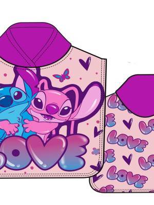 Poncho playa LILO&STITCH 1231 microfibra New Import