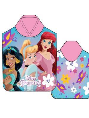 Poncho playa PRINCESAS 1232 microfibra New Import
