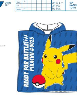 Poncho playa POKEMON 78005 microfibra SUNCITY