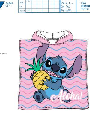 Poncho playa LILO 78094 microfibra Suncity