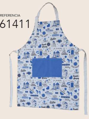Delantal de cocina algodón 61416 BH Textil