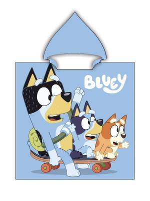 Poncho playa BLUEY 029 microfibra New Import
