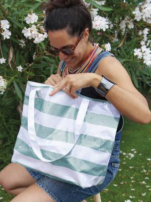 Bolso de playa impermeable Mod.Rayas YUMA