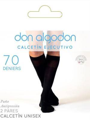 Pack 2 calcetín ejecutivo 70den Ref.580 DON ALGODON