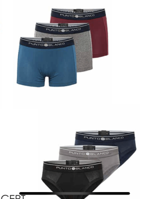 Pack 3 bóxer de hombre 5343840 Punto Blanco