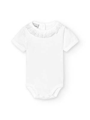 Body manga corta cuello batista 1193 BABIDU