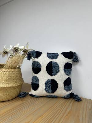 Funda cojín decorativa azul Jaipur 24-19 45x45