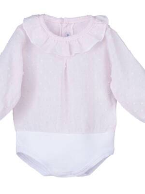 Body camisa plumeti bebé 19037 (varios colores) CALAMARO