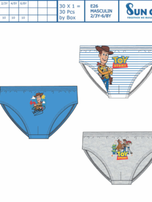 Caja de 3 slips TOY STORY Ref.80059 SUN CITY