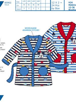Bata coralina bebé MICKEY 0328