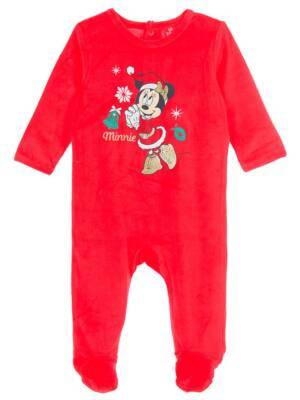 Pelele bebé Minnie rojo 0355 SUN CITY