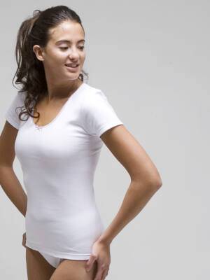 Camiseta interior afelpado 6300 RAPIFE manga corta mujer