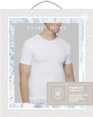 Camiseta interior térmica manga corta hombre 70103 Ysabel Mora