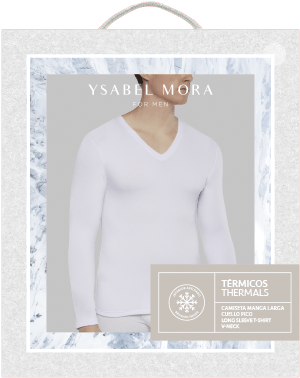 Camiseta interior térmica manga larga hombre 70101 Ysabel Mora