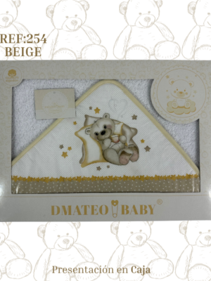Capa de baño Dmateo Baby 254 100% algodón