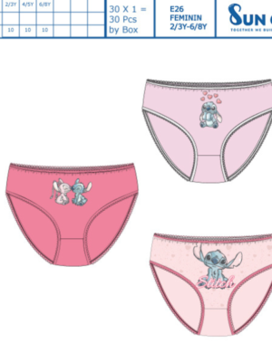 Caja 3 braguitas LILO&STITCH 80071 SUNCITY
