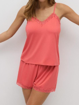 Conjunto pijama con encaje 10758 Ysabel Mora