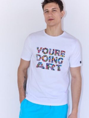 Camiseta hombre estampada 90516 Ysabel Mora