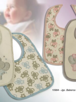Pack 2 baberos 20x32 10984 Gamberritos