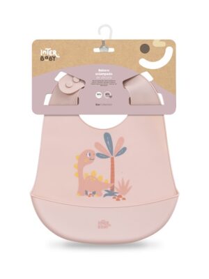 Babero impermeable de silicona estampado Ref.SI020 Interbaby