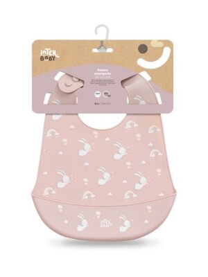 Babero impermeable de silicona estampado Ref.SI021 Interbaby
