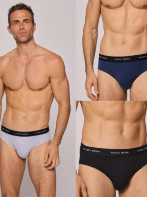 Pack 3 Slip hombre básicos 20159 Ysabel Mora