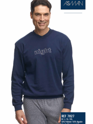 Pijama hombre invierno 7827 ASMAN