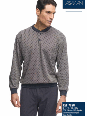 Pijama hombre invierno 7828 ASMAN