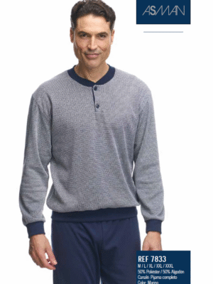 Pijama hombre invierno 7833 ASMAN