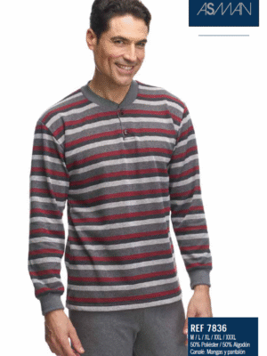 Pijama hombre invierno 7836 ASMAN