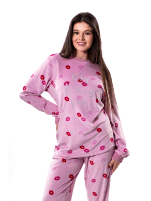 Pijama invierno mujer SPANDEX 25517 KINANIT