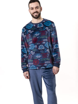 Pijama invierno hombre SPANDEX 25619 KINANIT