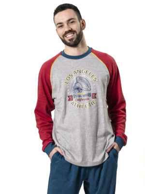 Pijama invierno hombre algodón 25620 KINANIT