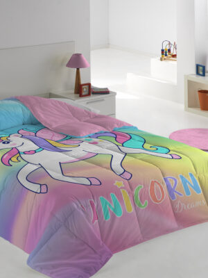 Edredón nórdico infantil UNICORNIO Textile