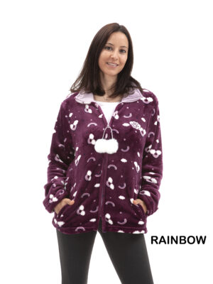 Bata corta mujer invierno coralina RAINBOW Dolz