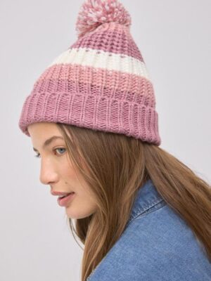 Gorro con detalle pompón 70689 YSABEL MORA