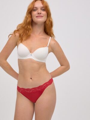Tanga algodón en rojo navidad 19491 YSABEL MORA