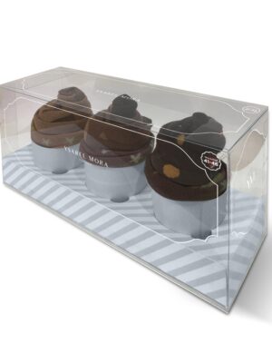 Pack regalo 3 calcetines muffins 22960 YSABEL MORA
